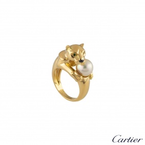 Cartier Yellow Gold Panthere Ring